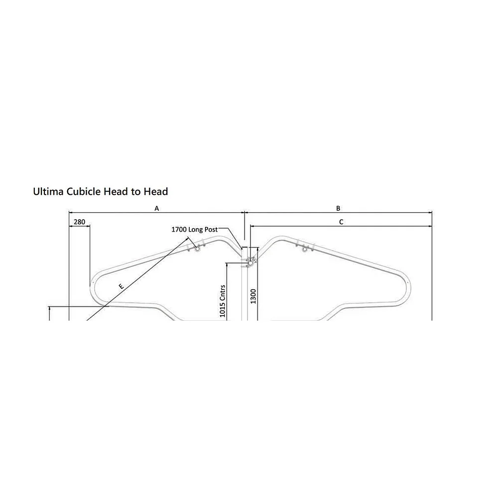 Reinforced Galvanized Cattle Headlock Fence (Reinforced) 6m 7-position Double Opening Cattle Headlock | Livestock Farm