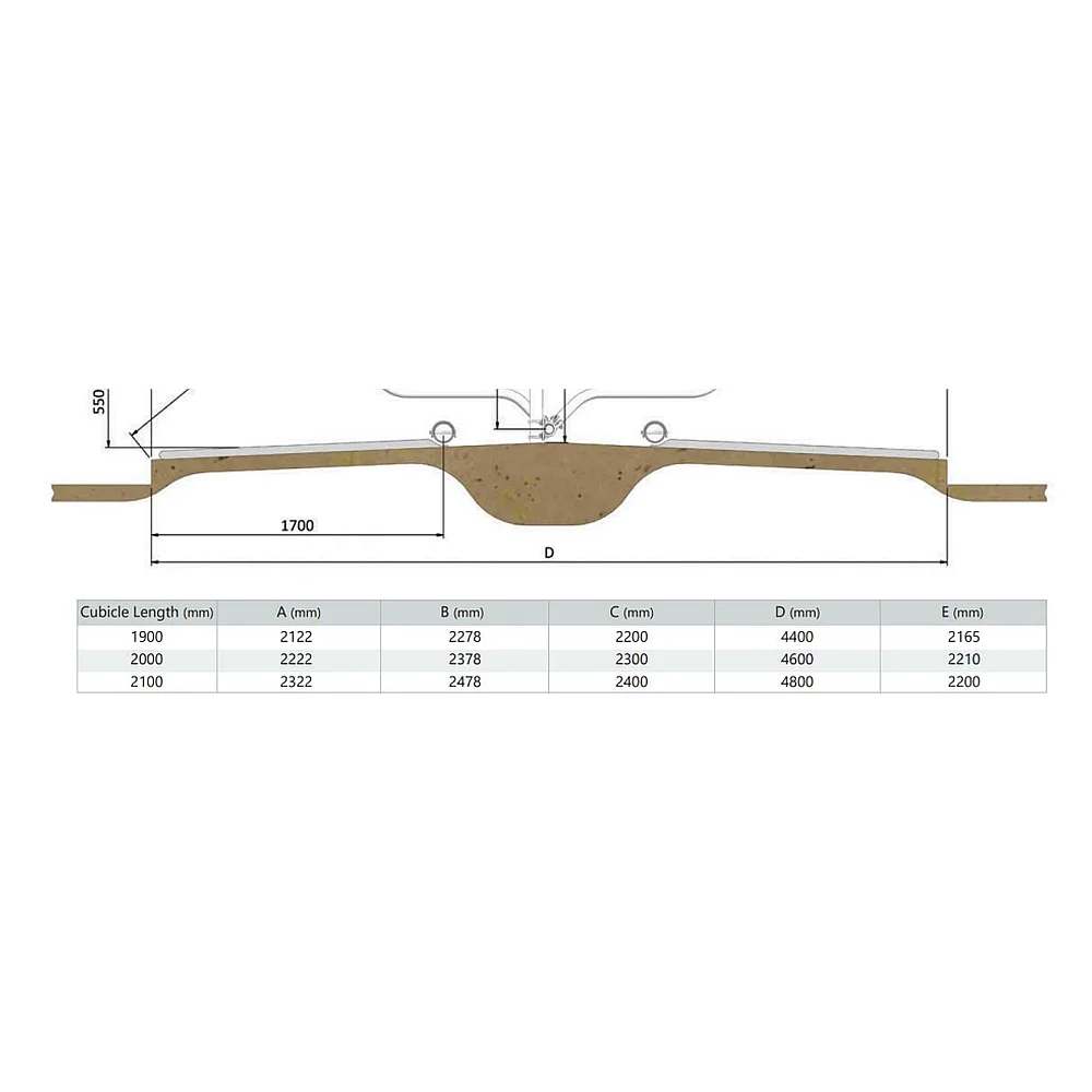 Reinforced Galvanized Cattle Headlock Fence (Reinforced) 6m 8-position Double Opening Cattle Headlock | Livestock Farm