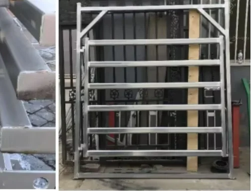 Galvanized Cattle Yard Gate 1.8m Heavy Duty Farm Gate with Pin Hinges | Livestock Equipment