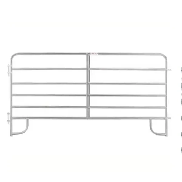 Round Tube Cattle Yard Panel 1.8m Galvanized Livestock Fence Panel | Farm Yard Equipment
