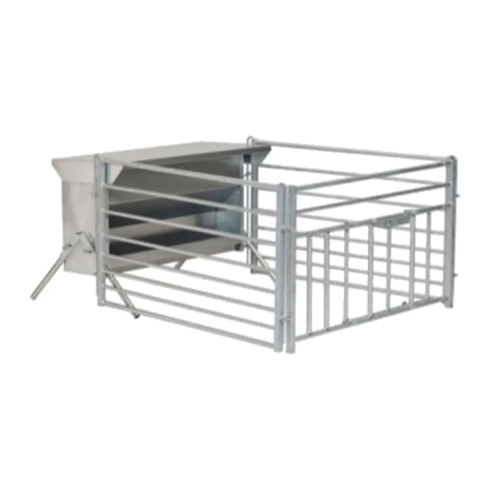 Complete Continuous Feeding Set 150 kg with Pen Panels | Sheep Feeding Pen Kit