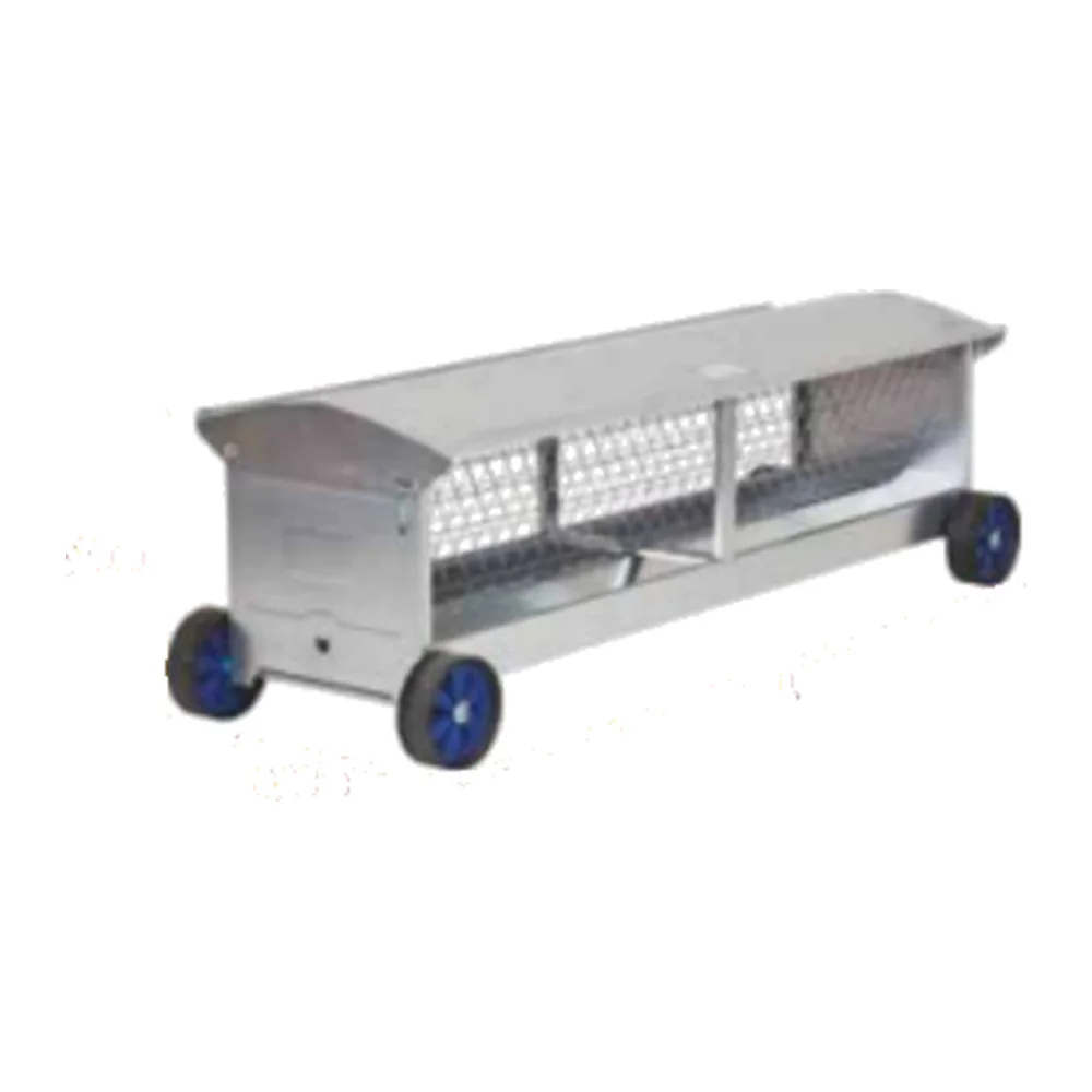 English-Style Wheeled Sheep Hay Rack 2.45m | Sheep & Goat Hay Feeder