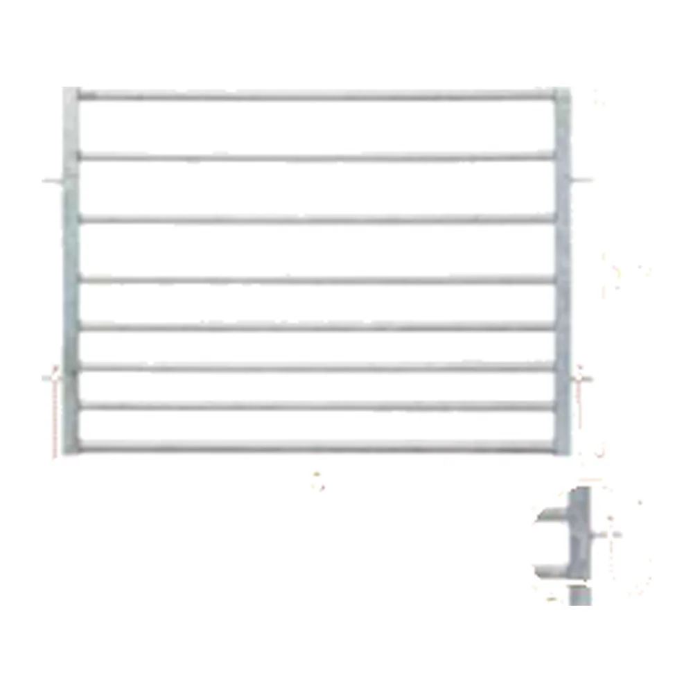 Galvanized 8-Rail Sheep Hurdle 1.00m H x 0.84m L Portable Yard Panel | Sheep Yard Panel