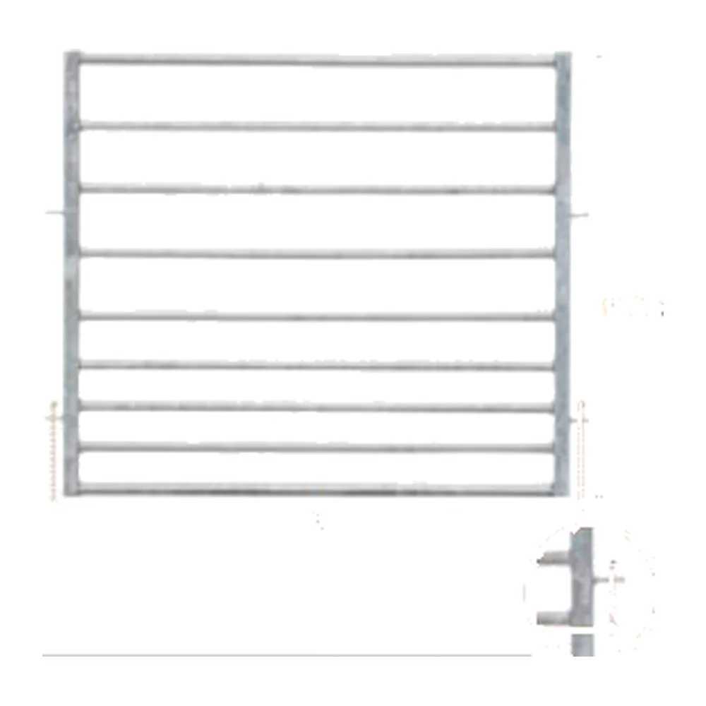 Hot-Dip Galvanized 9-Rail Sheep Hurdle 1.0m H x 0.84m L Portable Yard Panel | Sheep Yard Panel