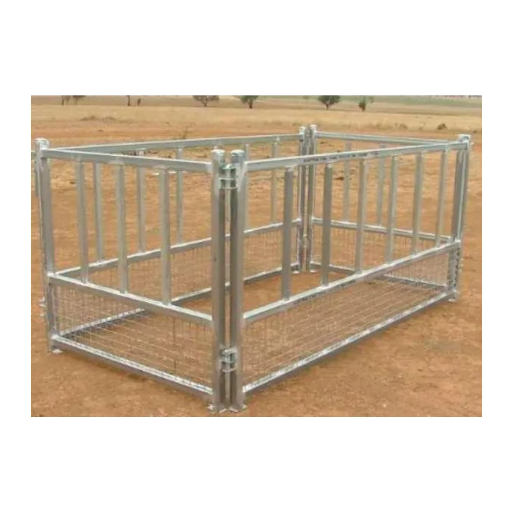 Rectangular Bale Feeder 2-3m Adjustable for Cattle | Cattle Hay Ring Feeder