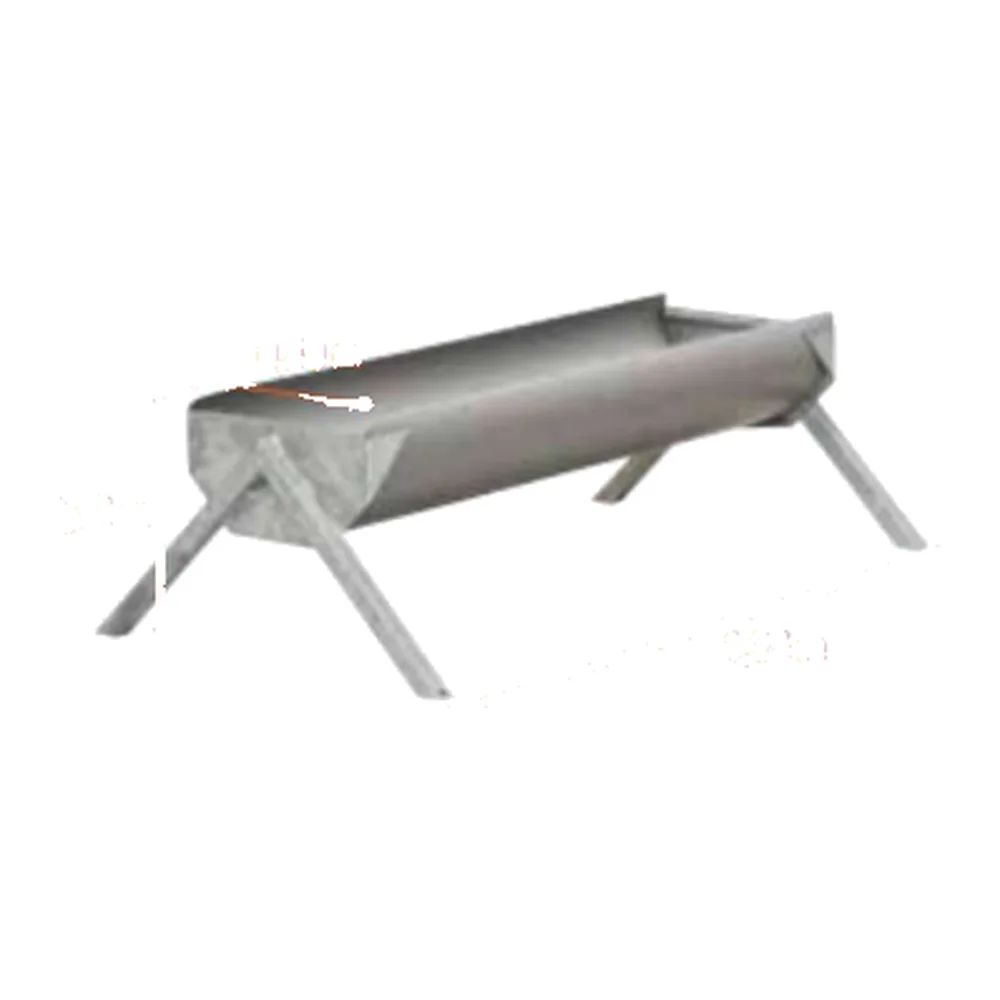High-Model Sheep Feeding Trough 1.25m Galvanized | Livestock Feed Trough